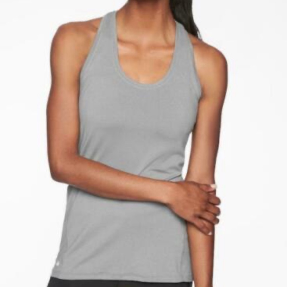 Athleta limitless Heather keyhole tank